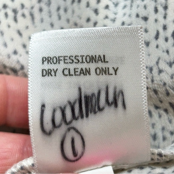 Cynthia Rowley 100% Silk Blouse Size Medium - Picture 6 of 8